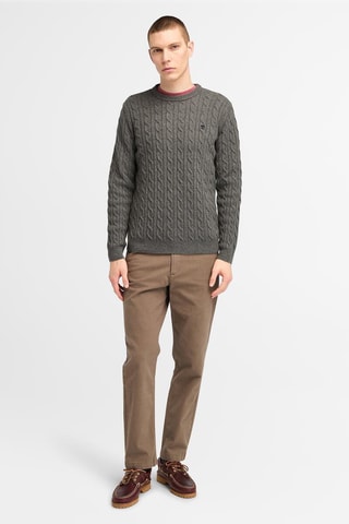 Pull en laine Cable - Gris