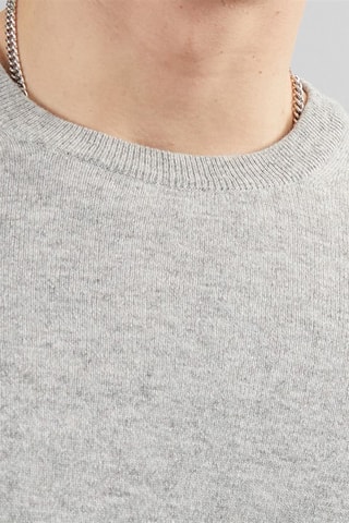 Pull en laine Knox - Gris clair chiné