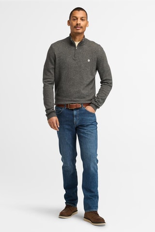 Pull en mérinos Cohas Brook - Gris foncé chiné