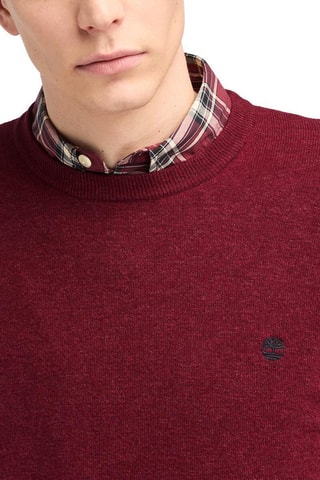 Pull en mérinos Cohas Brook - Bordeaux