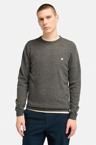 Pull en mérinos Cohas Brook - Gris chiné