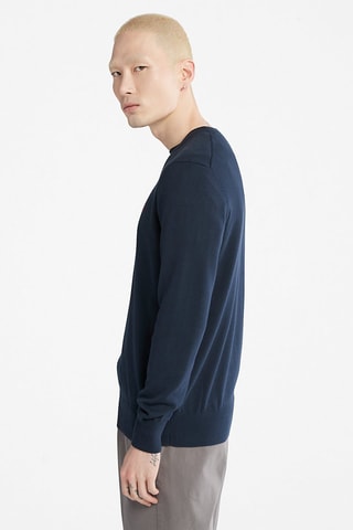Pull Williams River Bleu marine