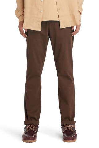 Chino slim Claremont - Marron foncé