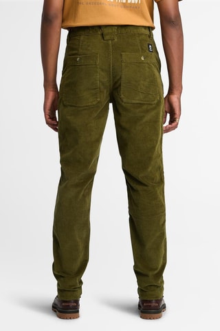 Pantalon en velours - Vert olive