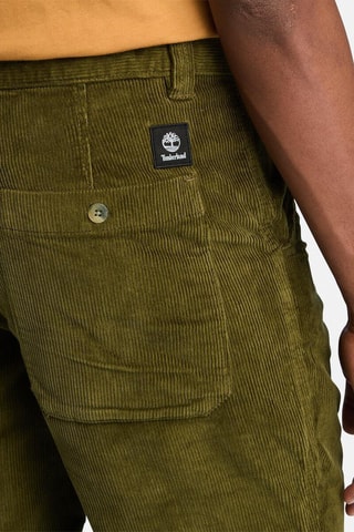 Pantalon en velours - Vert olive