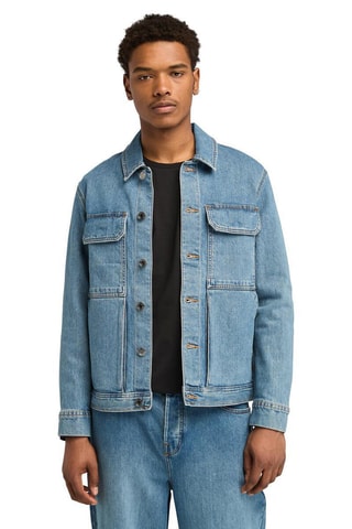 Veste en jean Refibra - Bleu clair