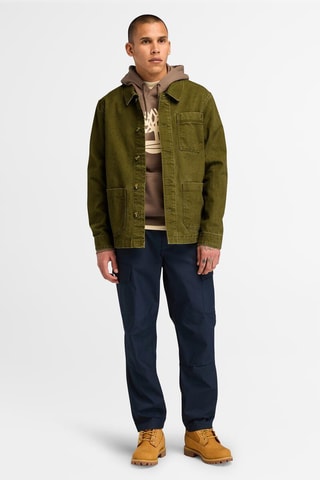 Veste en jean - Vert olive