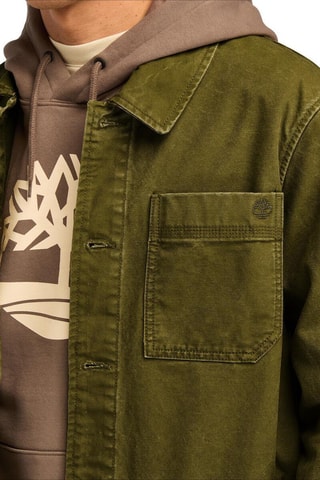 Veste en jean - Vert olive
