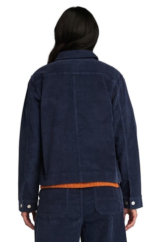 Veste en velours Kempshire - Bleu marine