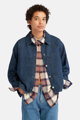 Veste en jean Denim - Bleu foncé