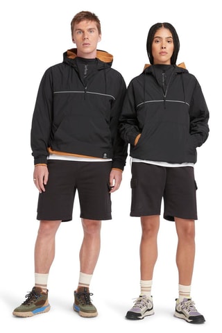 Coupe-vent à capuche - Noir