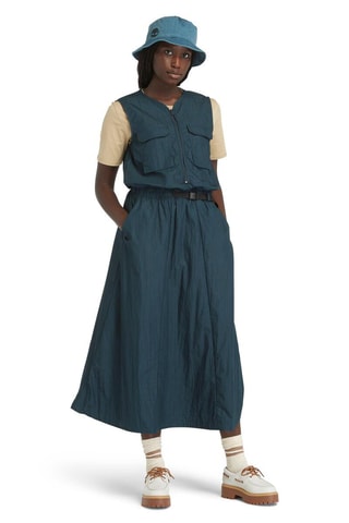 Robe longue Utility - Bleu foncé