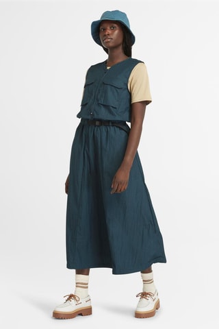 Robe longue Utility - Bleu foncé