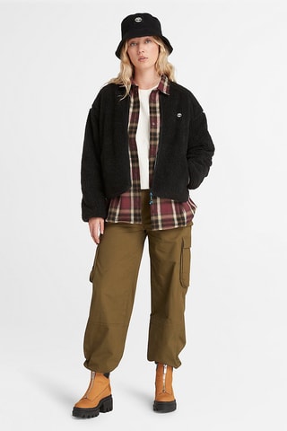 Bomber polaire Sherpa Noir