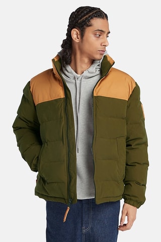 Doudoune Welch Mountain Camel et vert olive