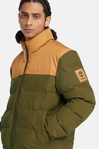 Doudoune Welch Mountain Camel et vert olive