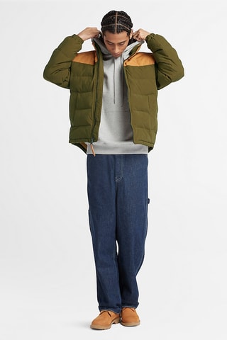 Doudoune Welch Mountain Camel et vert olive