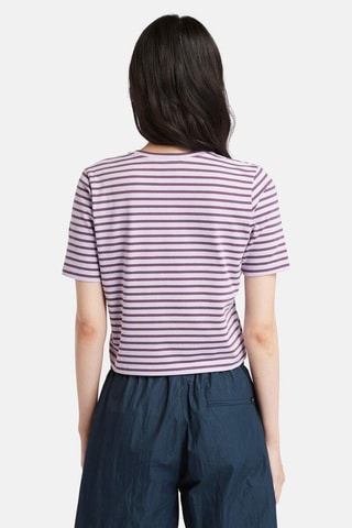 T-shirt - Violet et blanc