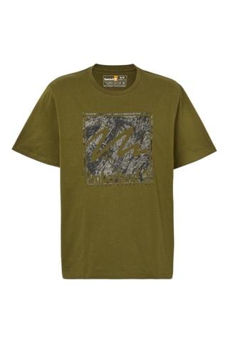 T-shirt Mountains - Vert olive