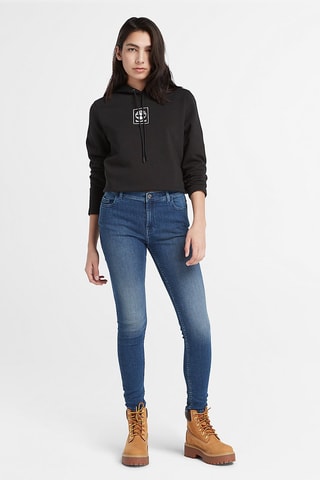 Sweat à capuche Small Stack Noir