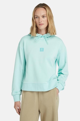 Sweat à capuche Loop - Vert d’eau