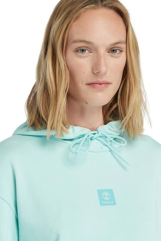 Sweat à capuche Loop - Vert d’eau