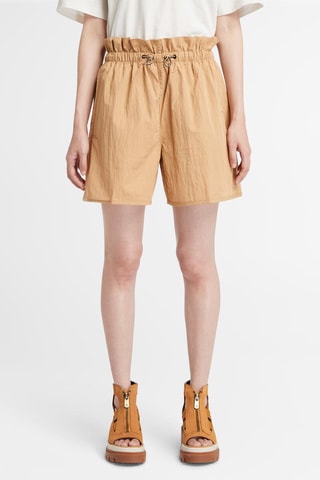Short taille haute Utility - Marron clair