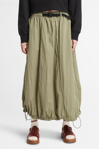 Jupe midi Utility - Kaki