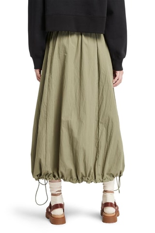 Jupe midi Utility - Kaki