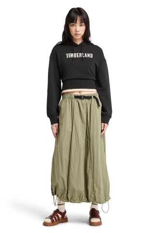 Jupe midi Utility - Kaki