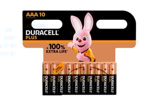 AAA Duracell LR03 Batterij - Blister van 10 Batterijen