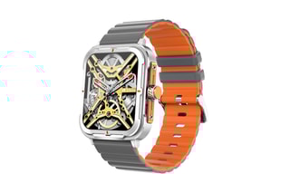 Smartwatch Viper - Geschikt voor Android en iOS - Grijs en Oranje 