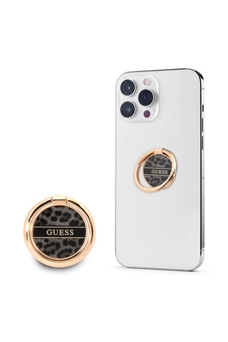 Ringhouder Guess - Model Léopard Noir