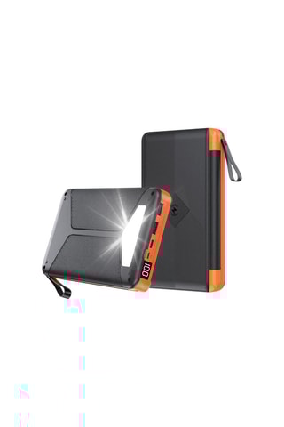 Powerbank 20000 mAh QI Eko - Solar - Zaklamp.
