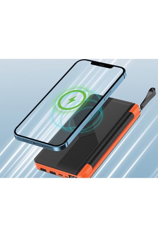 Powerbank 20000 mAh QI Eko - Solar - Zaklamp.