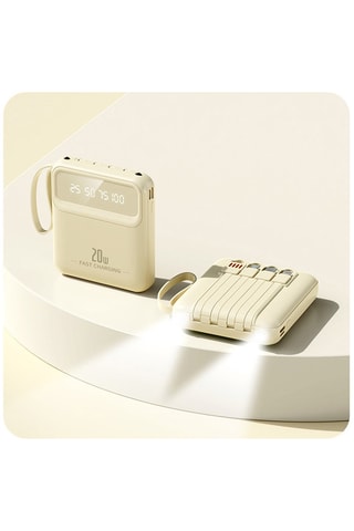 Powerbank 10000 mAh Eko - Zaklamp - Universeel