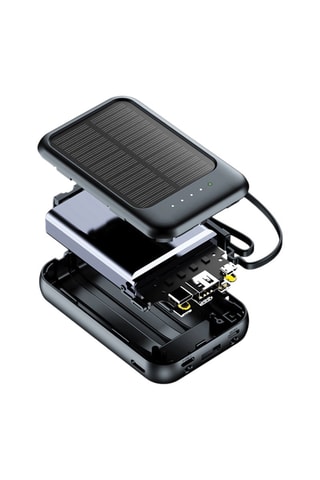 Powerbank 5000 mAh Eko - Solar - Zaklamp.