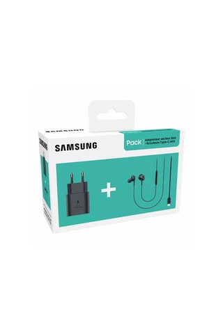 Set Samsung Oplader 25 W - Handsfreeset - USB-C