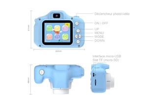 Digitale fotocamera - Easyclick - Kids - Blauw