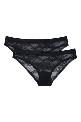 2 tangas Smart Deco - Noir