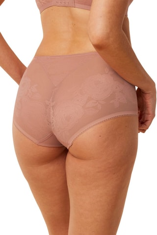 Shorty taille haute Wild Rose Sensation Maxi - Nude
