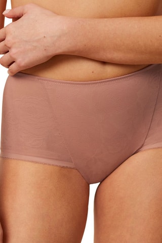 Shorty taille haute Wild Rose Sensation Maxi - Nude
