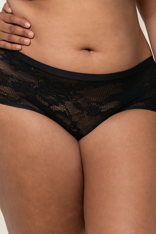 Shorty Smart Deco Bandeau Brief EX - Noir