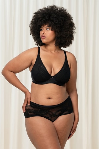 Shorty Smart Deco Bandeau Brief EX - Noir