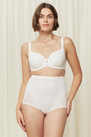 Hipster Hoge Taille Wild Rose Sensation - Wit