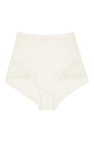Hipster Hoge Taille Wild Rose Sensation - Wit