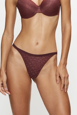 String Signature Sheer - Marron