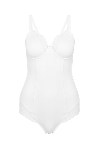 Body Modern Lace+Cotton BS - Blanc