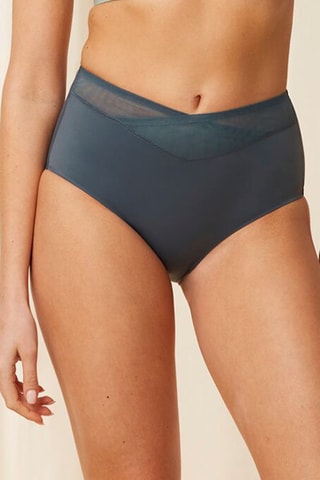 Culotte taille haute O - True Shape Sensation Maxi - Bleu pétrole