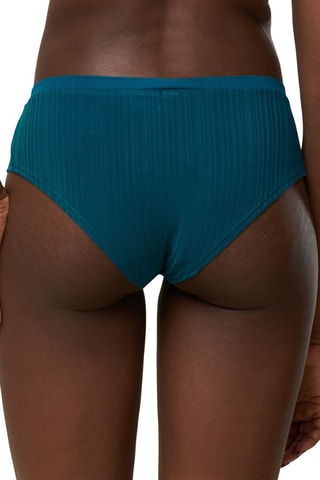 Culotte Body Make-up Patchwork Hipster EX - Bleu canard